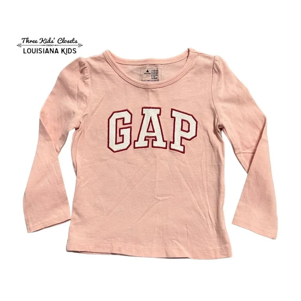 Baby Gap 18-24m Logo Appliqué Shirt